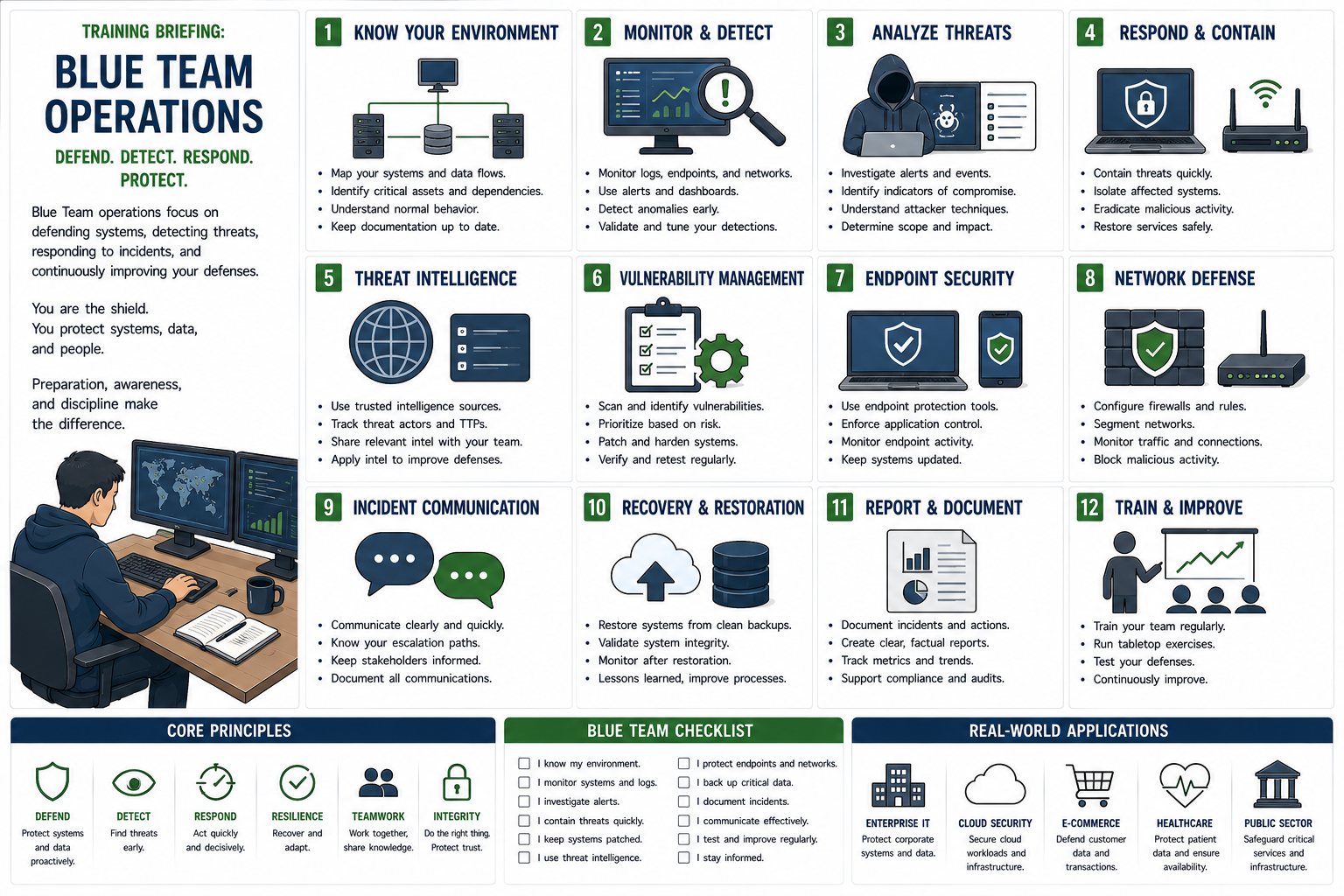 Blue Team Operations infographic
