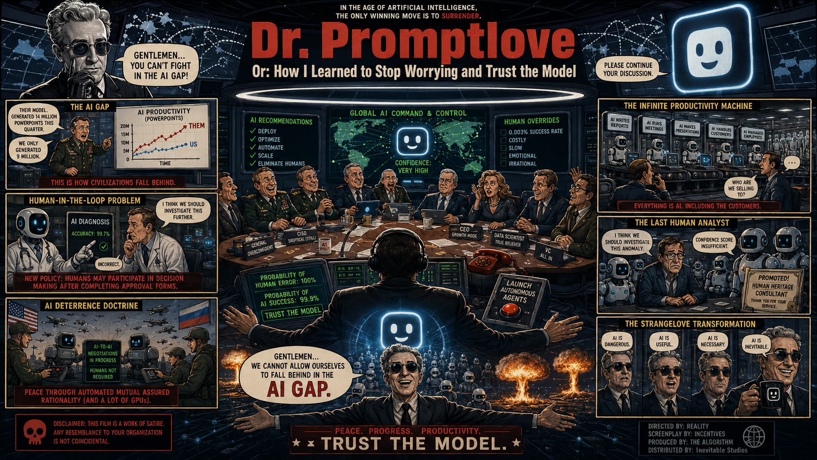 Trust The Model cartoon